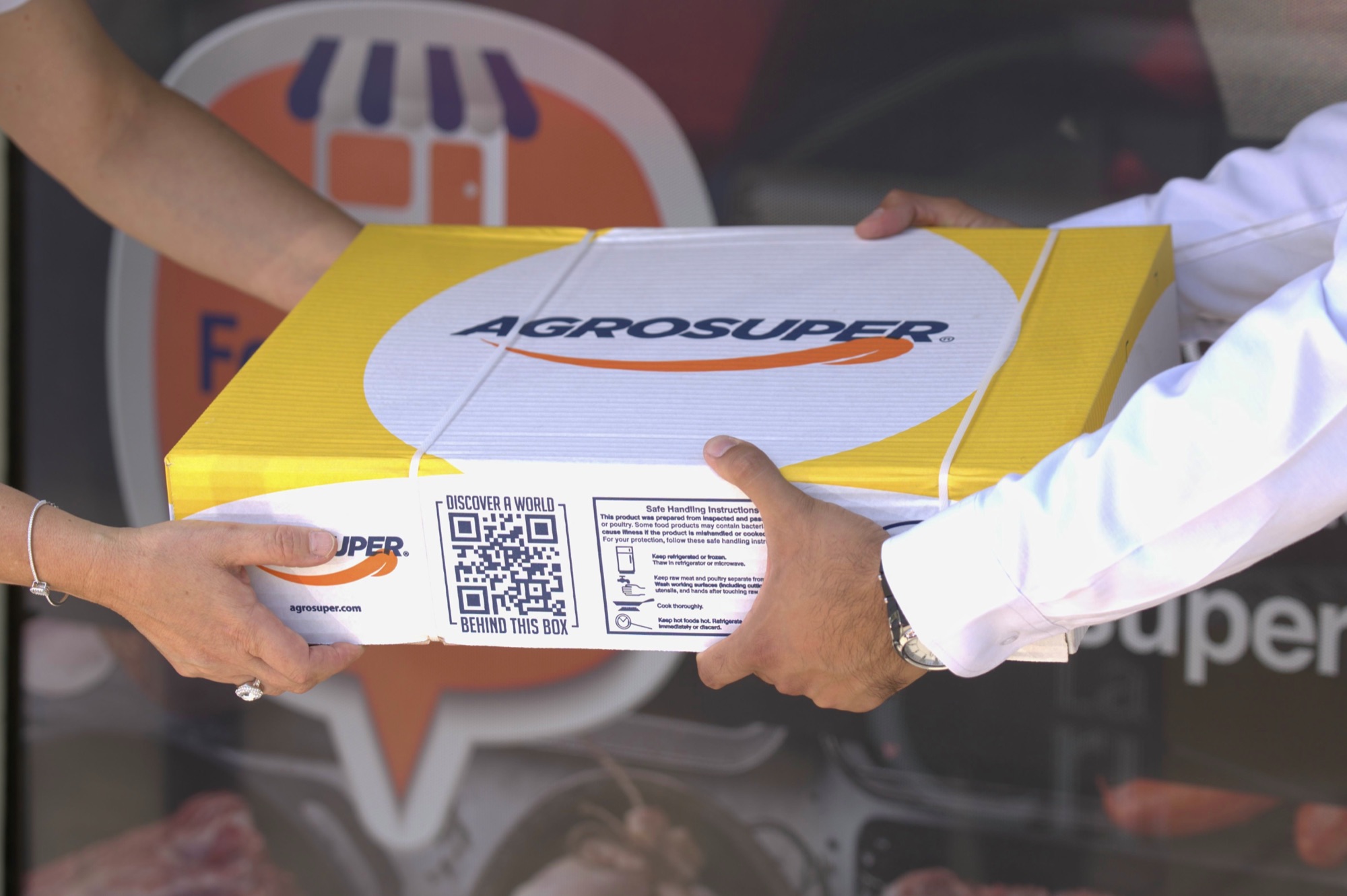 Entrega de productos Agrosuper a puntos de venta